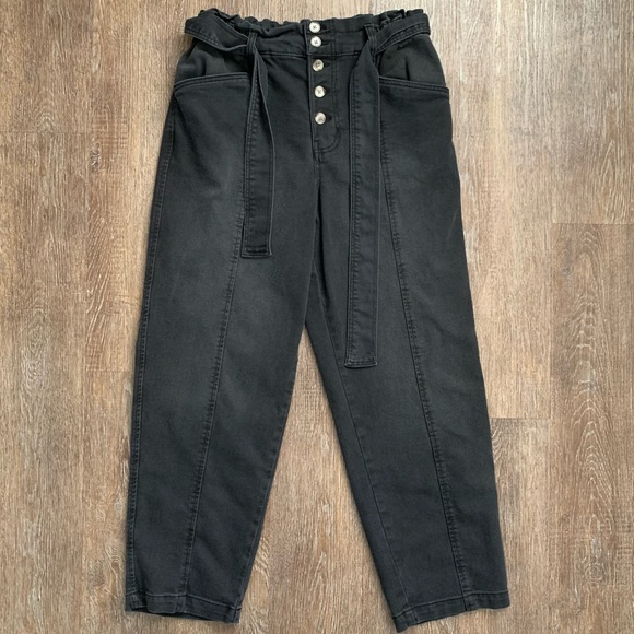 Time and True Paper Bag Jeans Size 12 - Picture 1 of 8